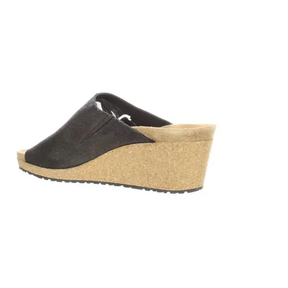 Birkenstock Womens Namica Ant Black Leather Heels EUR 41 Narrow (AA, N) - Picture 3 of 4